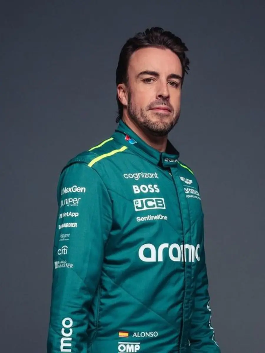 Alonso in aston martin