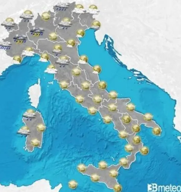 Meteo, stop al caldo: temperature giù anche di 15 gradi