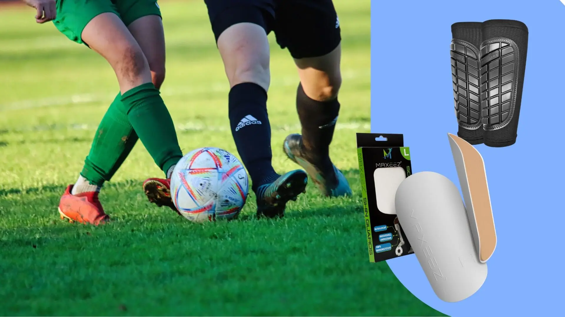 Parastinchi calcio leggeri: 5 modelli economici