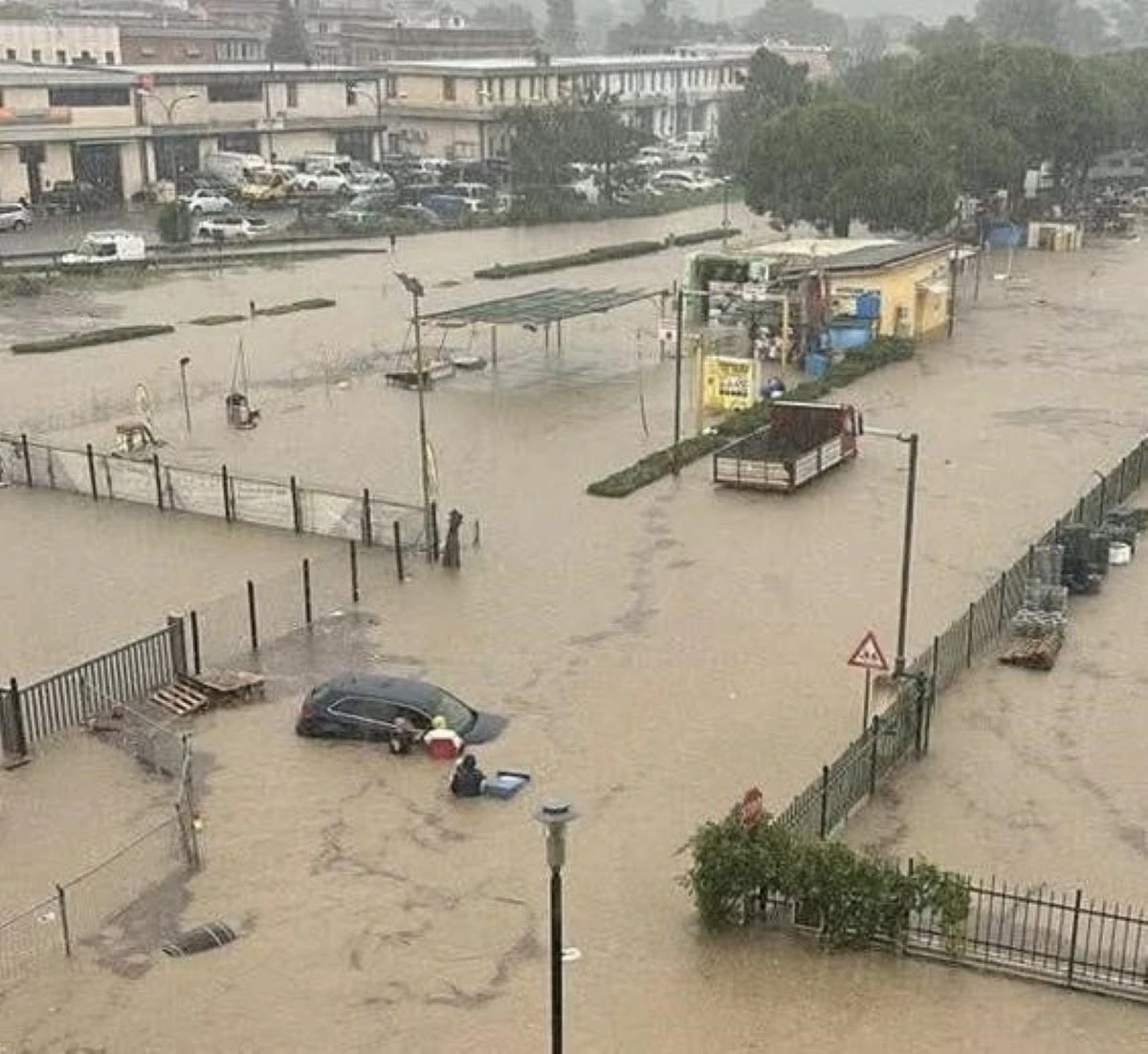 Allagamenti causati dal ciclone in Italia