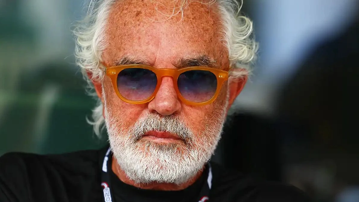 Primo piano di Flavio Briatore