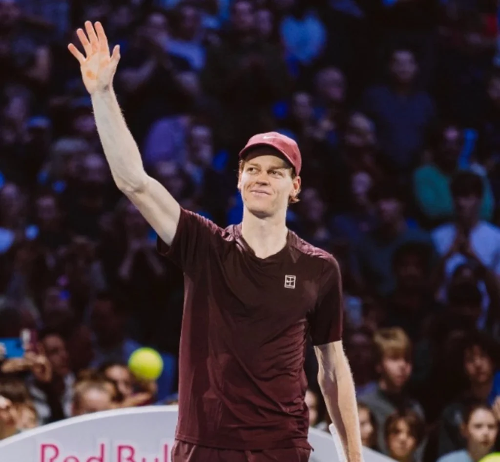 Jannik Sinner dopo la vittoria a Vienna