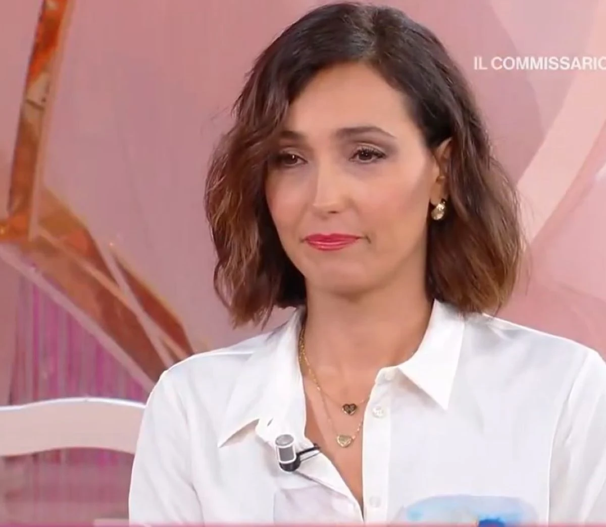 Caterina Balivo durante la conduzione del programma