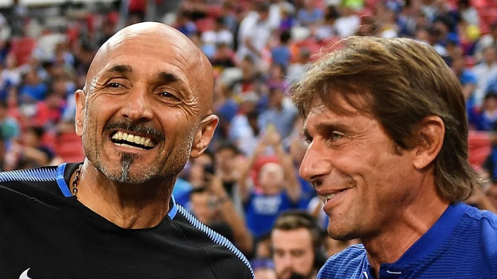 spalletti e conte durante juventus napoli