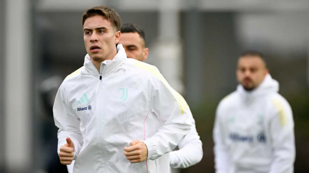 Juventus in allenamento prima della partita con il galatasaray