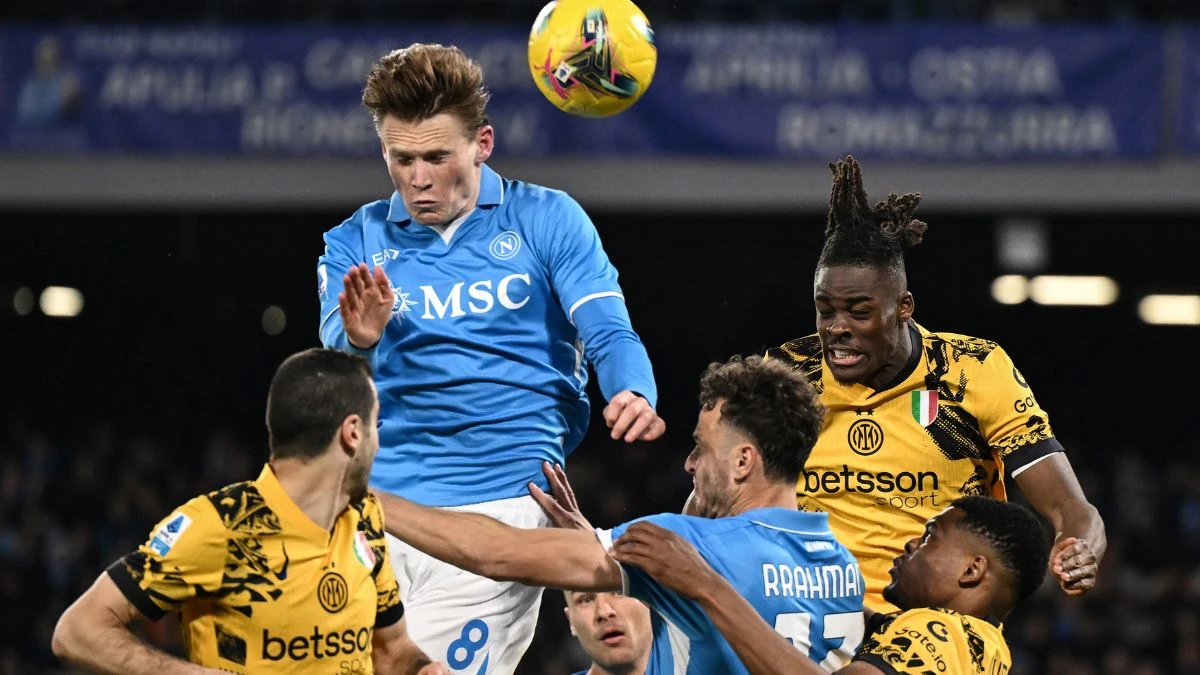 Stadio Diego Armando Maradona durante una partita tra Napoli e Inter