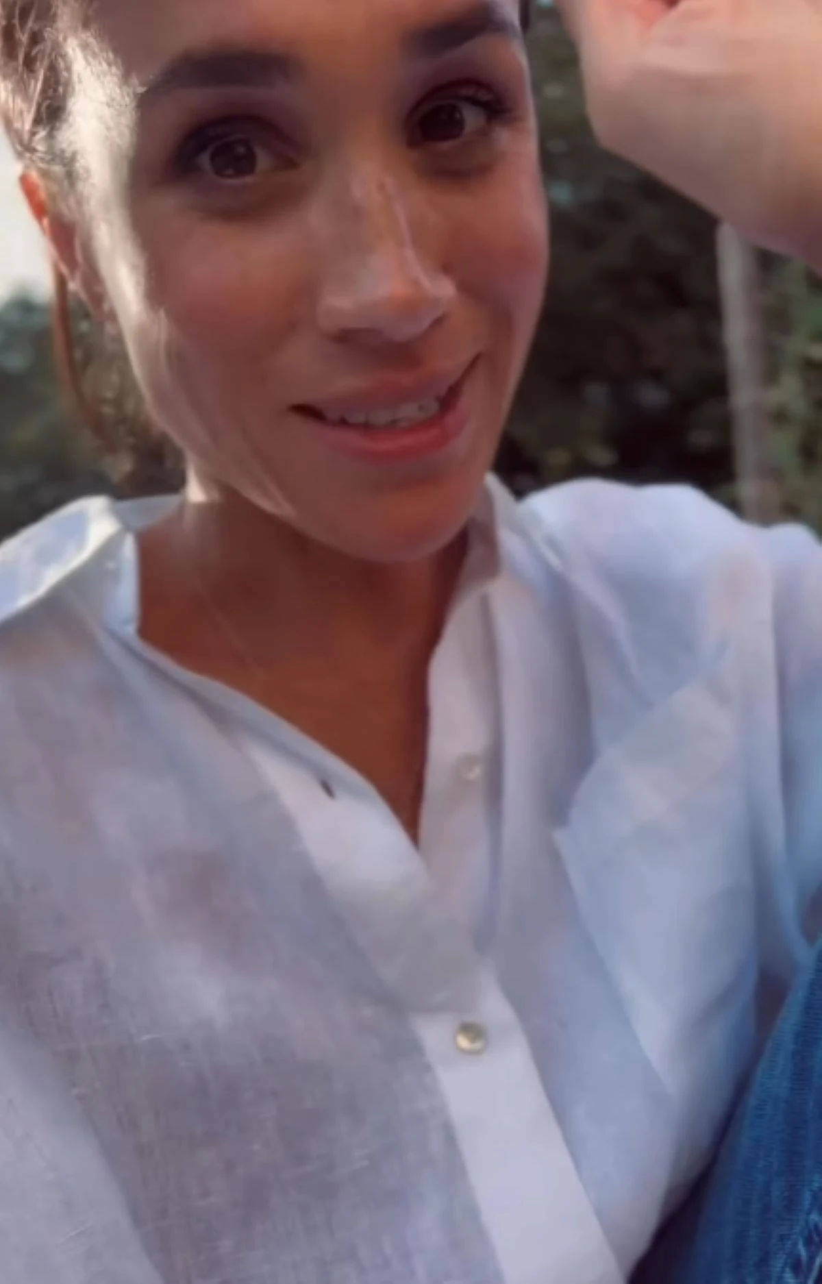 Meghan Markle in primo piano